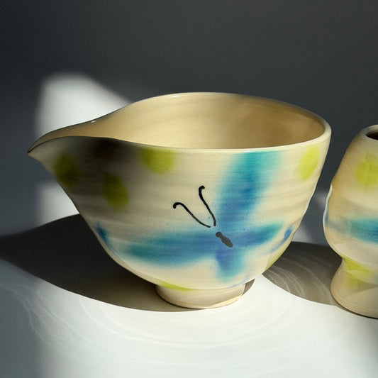 whimsical butterfly matcha bowl *NOTE*