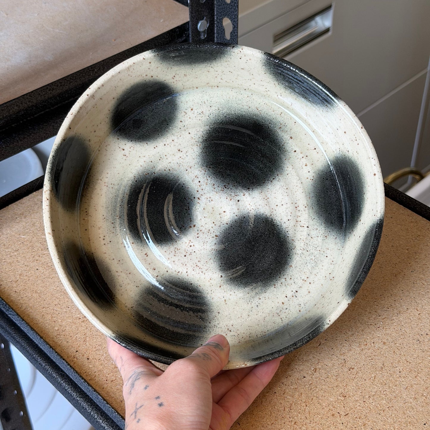 discounted polka dot serving bowl no. 1