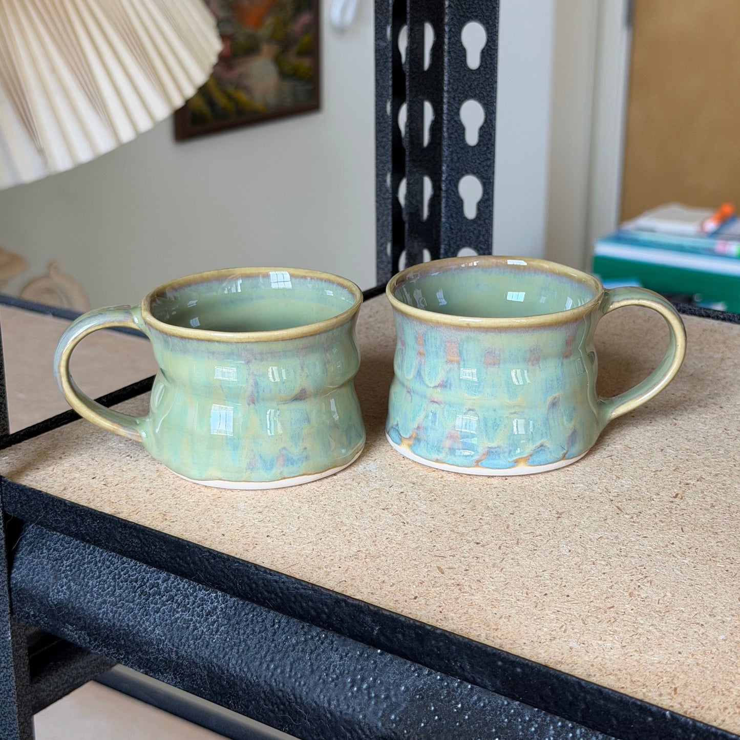 drippy green espresso cup