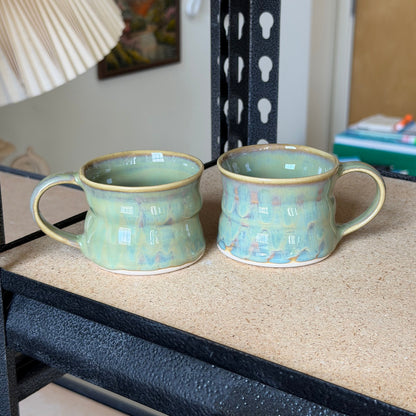 drippy green espresso cup