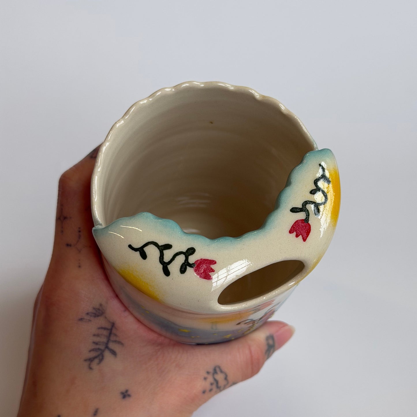 night butterfly to-go cups