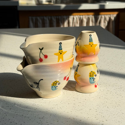 dreamy scene matcha sets- 3 options *NOTES*