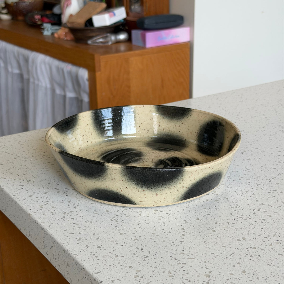 discounted polka dot serving bowl no. 1