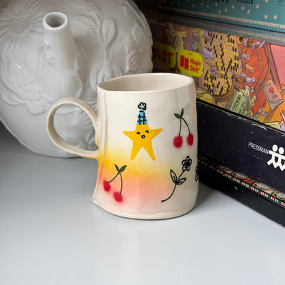 dreamy scene delicate mugs