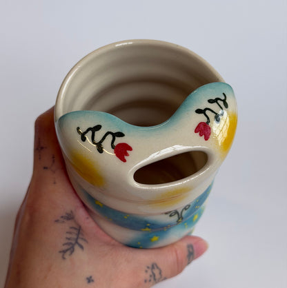 night butterfly to-go cups