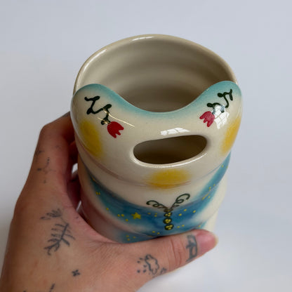 night butterfly to-go cups