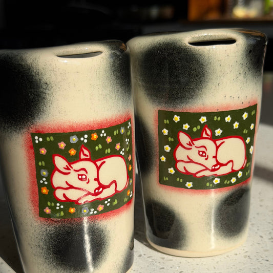 polka dot fawn to-go cups *NOTE*