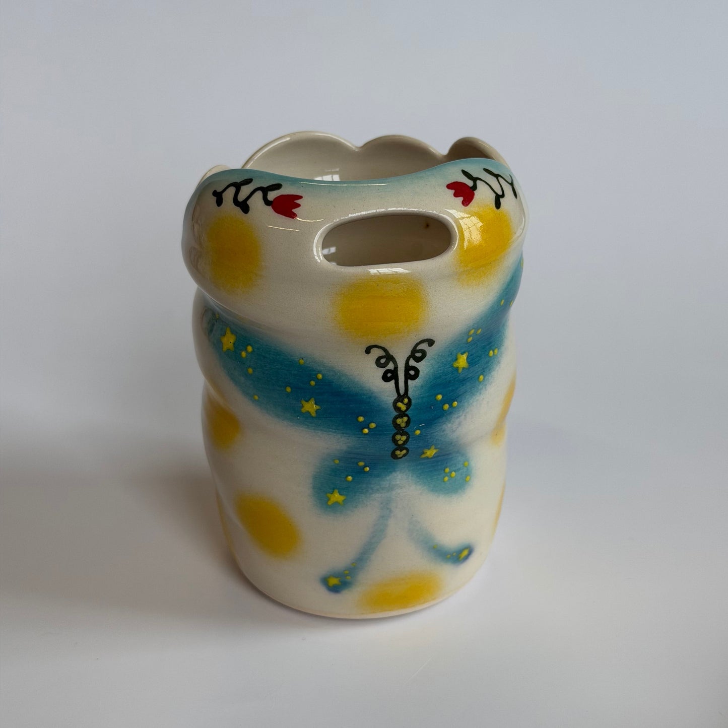 night butterfly to-go cups