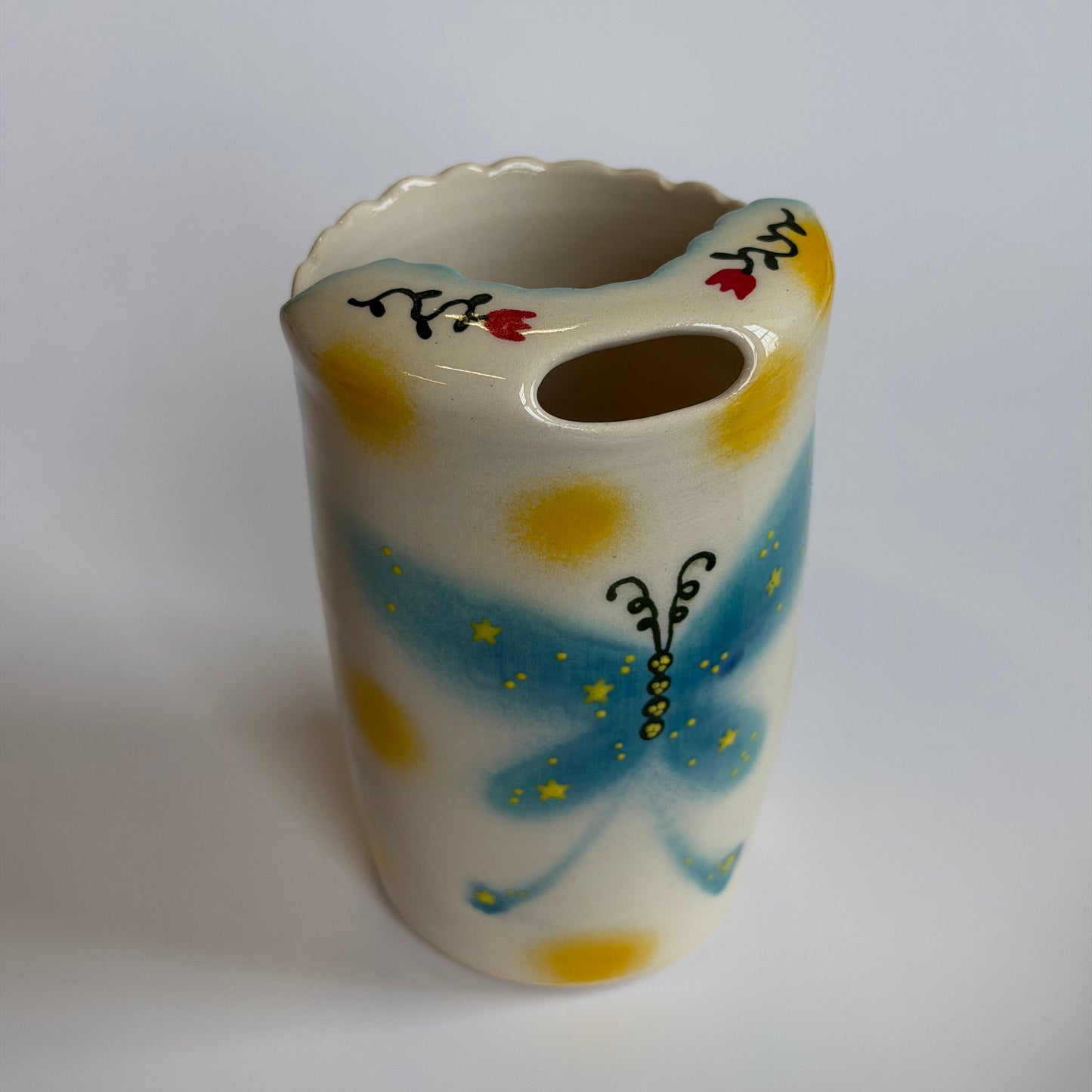 night butterfly to-go cups