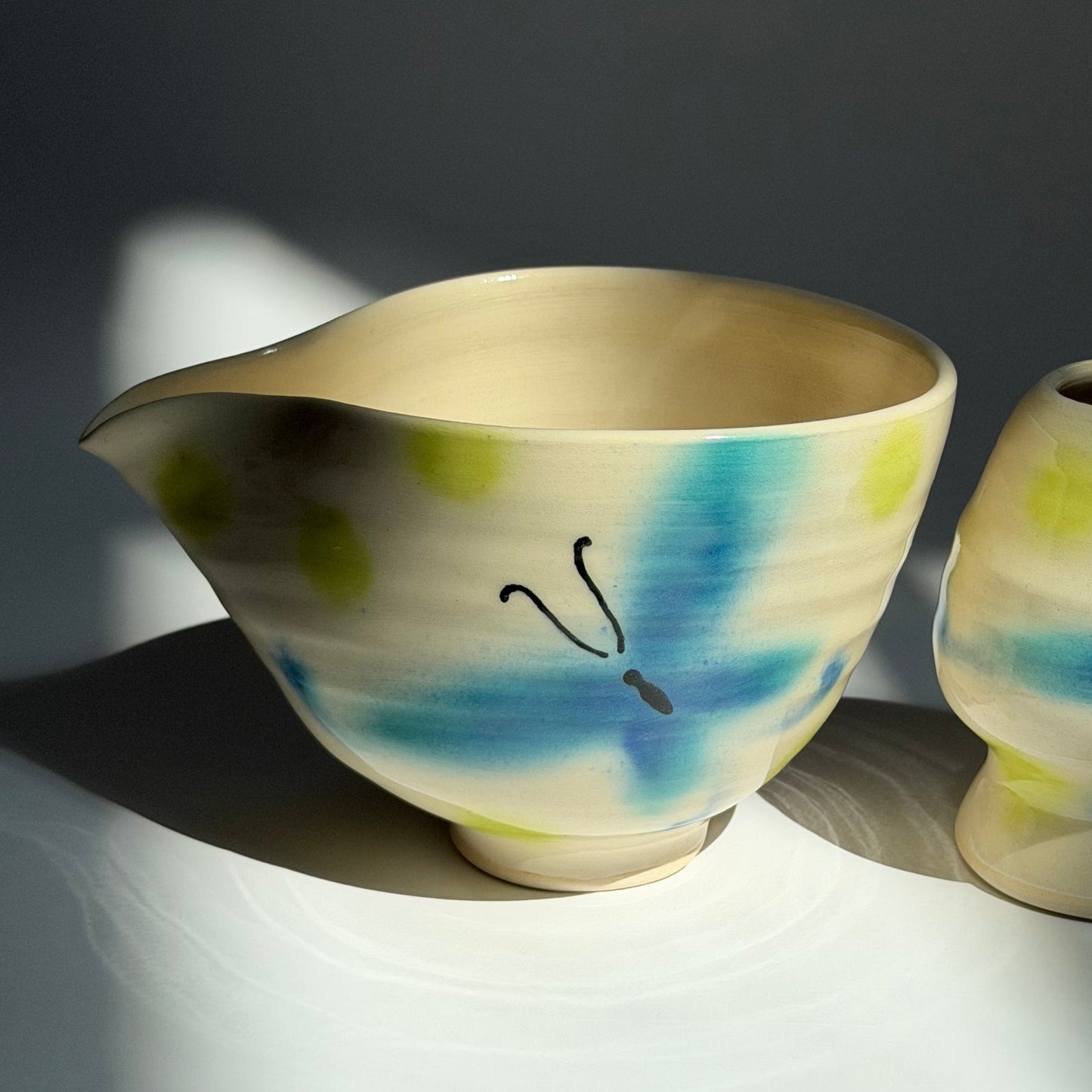 whimsical butterfly matcha bowl *NOTE*