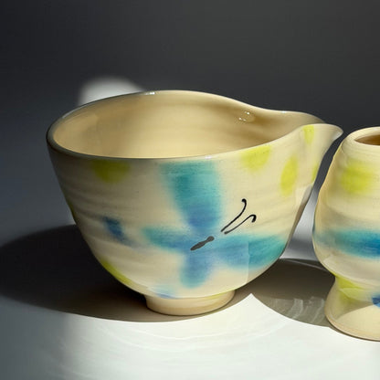 whimsical butterfly matcha bowl *NOTE*