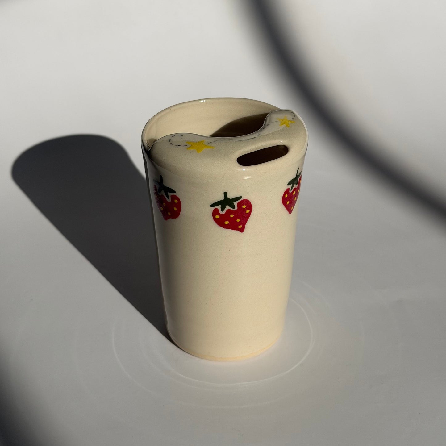 strawberry + stars to-go cup no.3