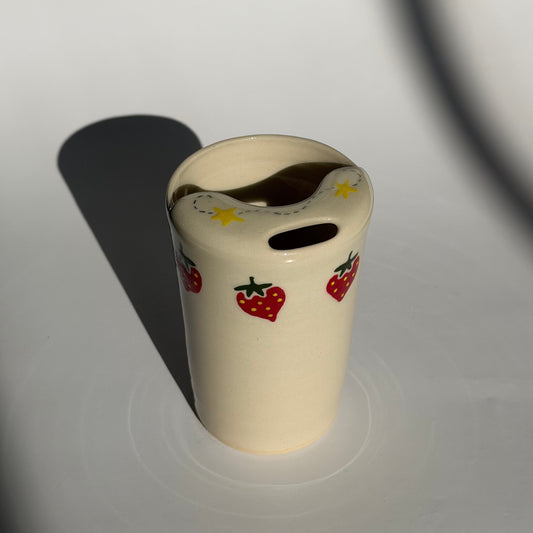 strawberry + stars to-go cup no.3