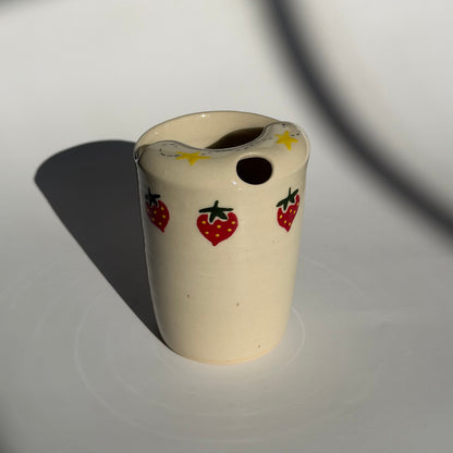 strawberry + stars to-go cup no.2