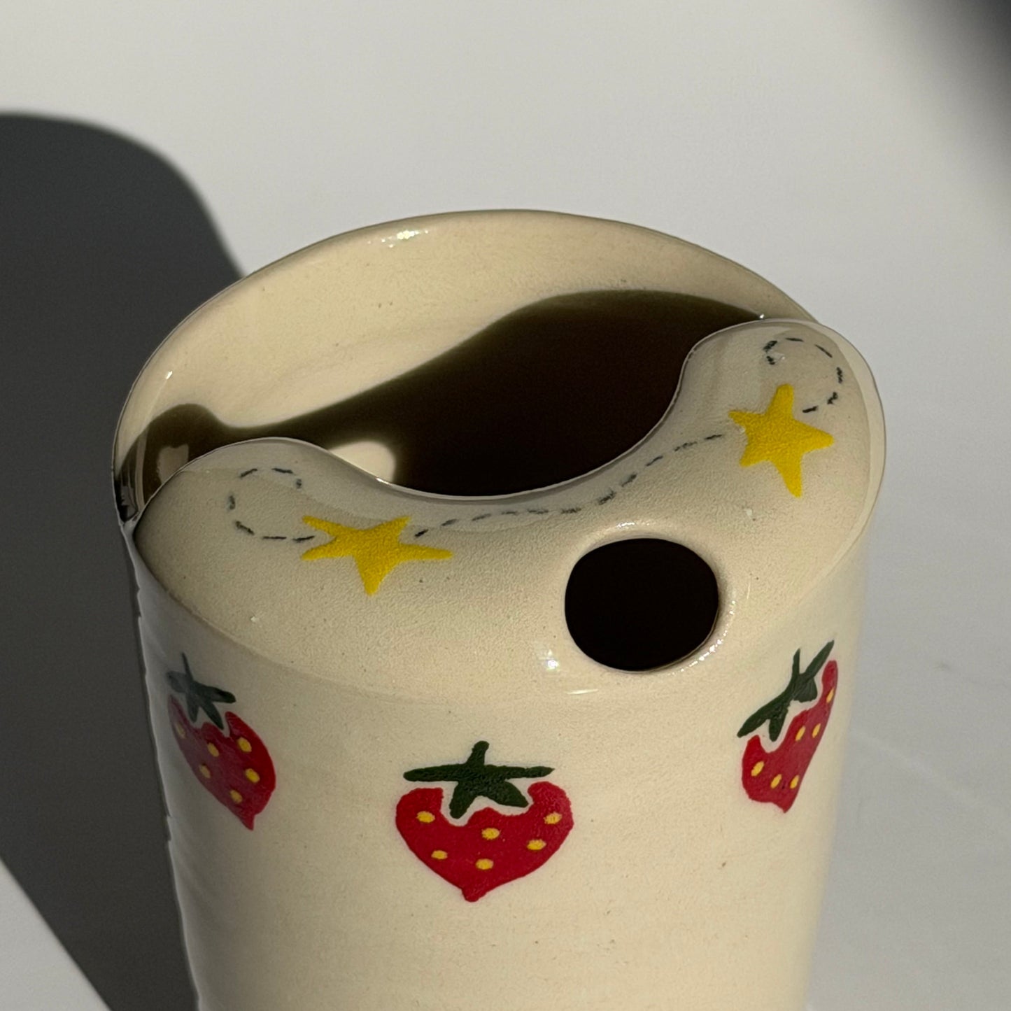 strawberry + stars to-go cup no.2