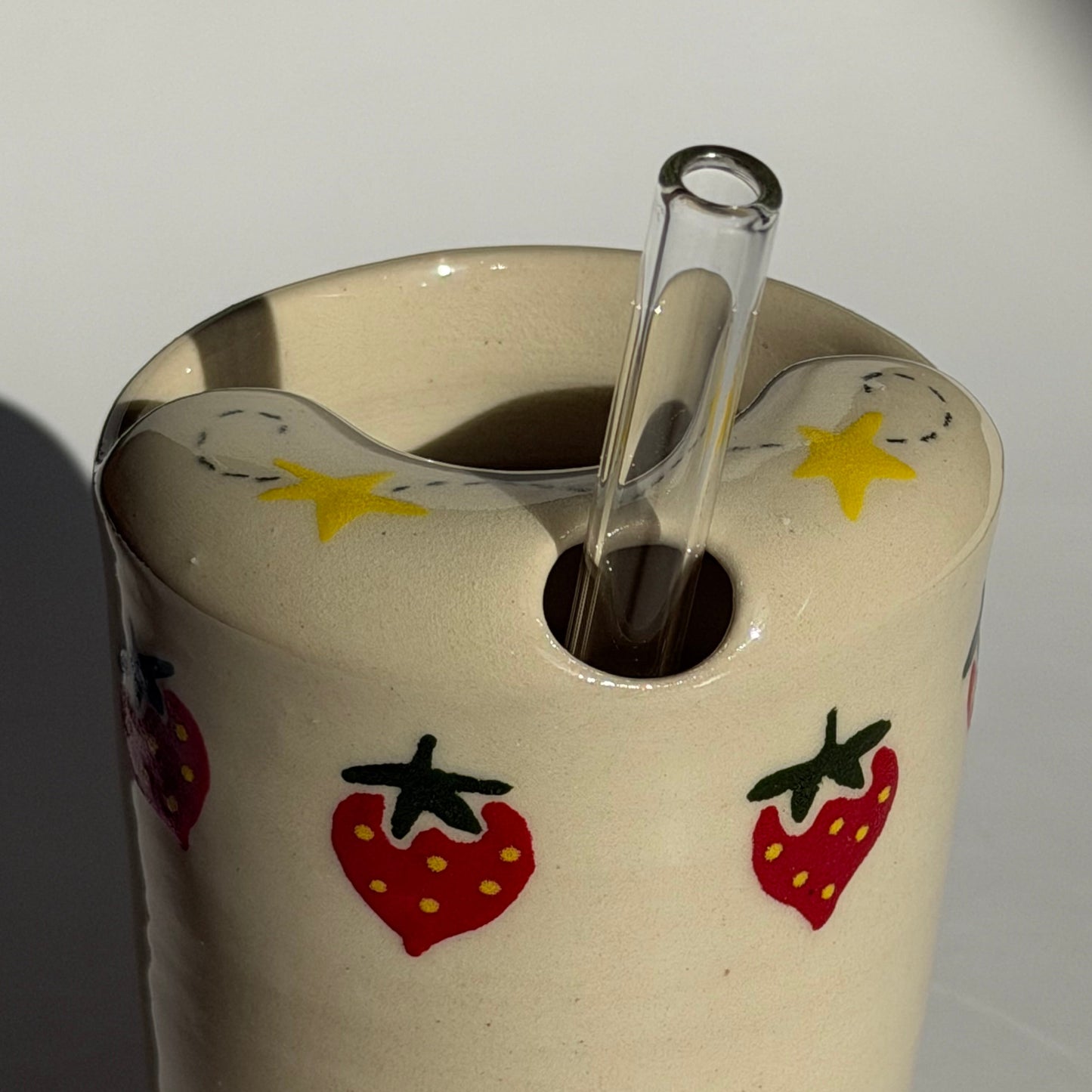 strawberry + stars to-go cup no.2