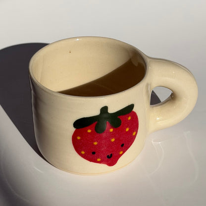cutie strawberry chunky mug