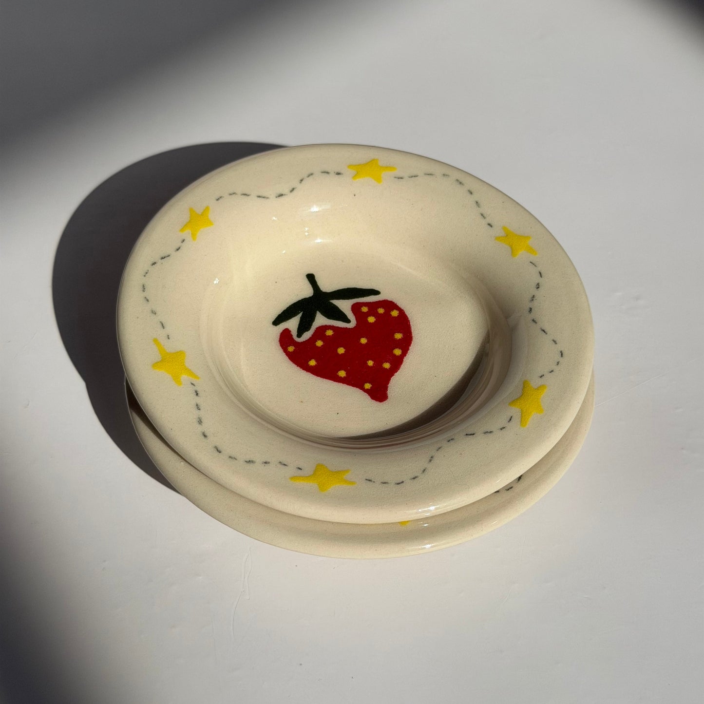 strawberry trinket dish