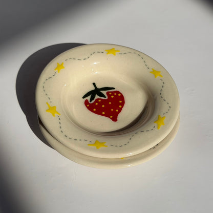 strawberry trinket dish