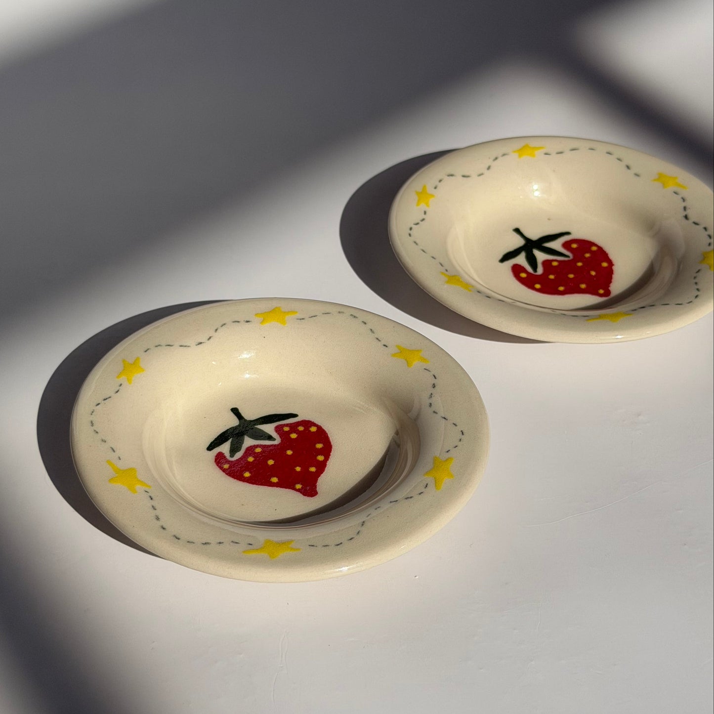 strawberry trinket dish