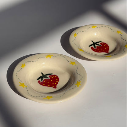 strawberry trinket dish