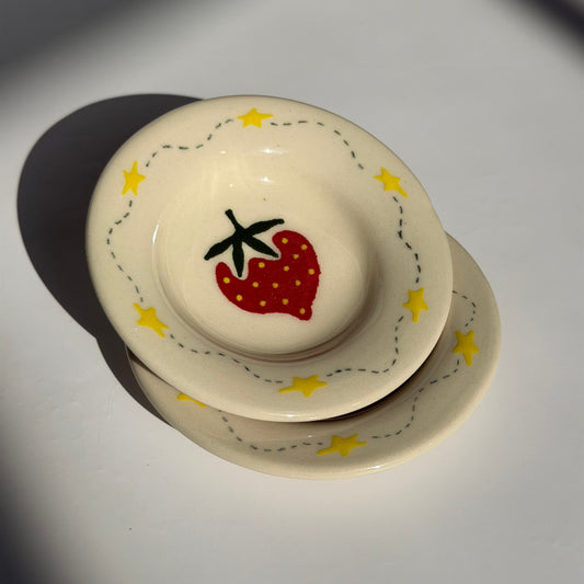 strawberry trinket dish