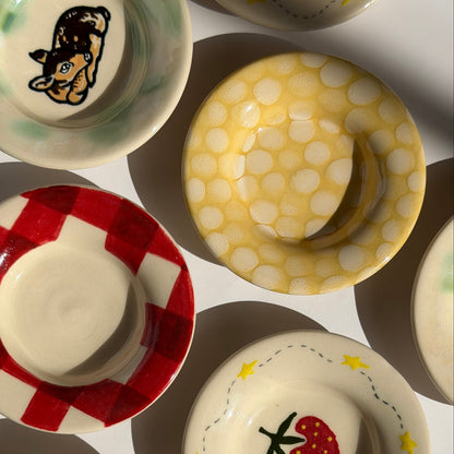 lemon drop trinket dish