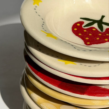 strawberry trinket dish
