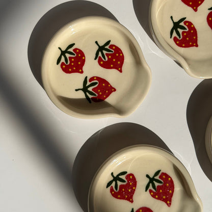 strawberry spoon rest