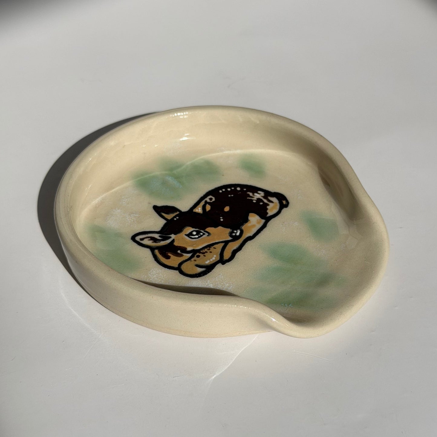 sleeping fawn spoon rest