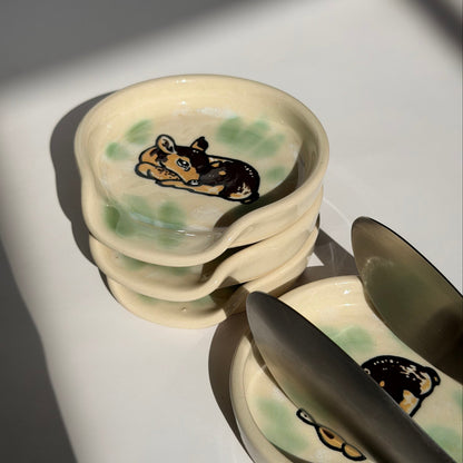 sleeping fawn spoon rest