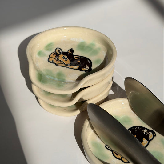 sleeping fawn spoon rest