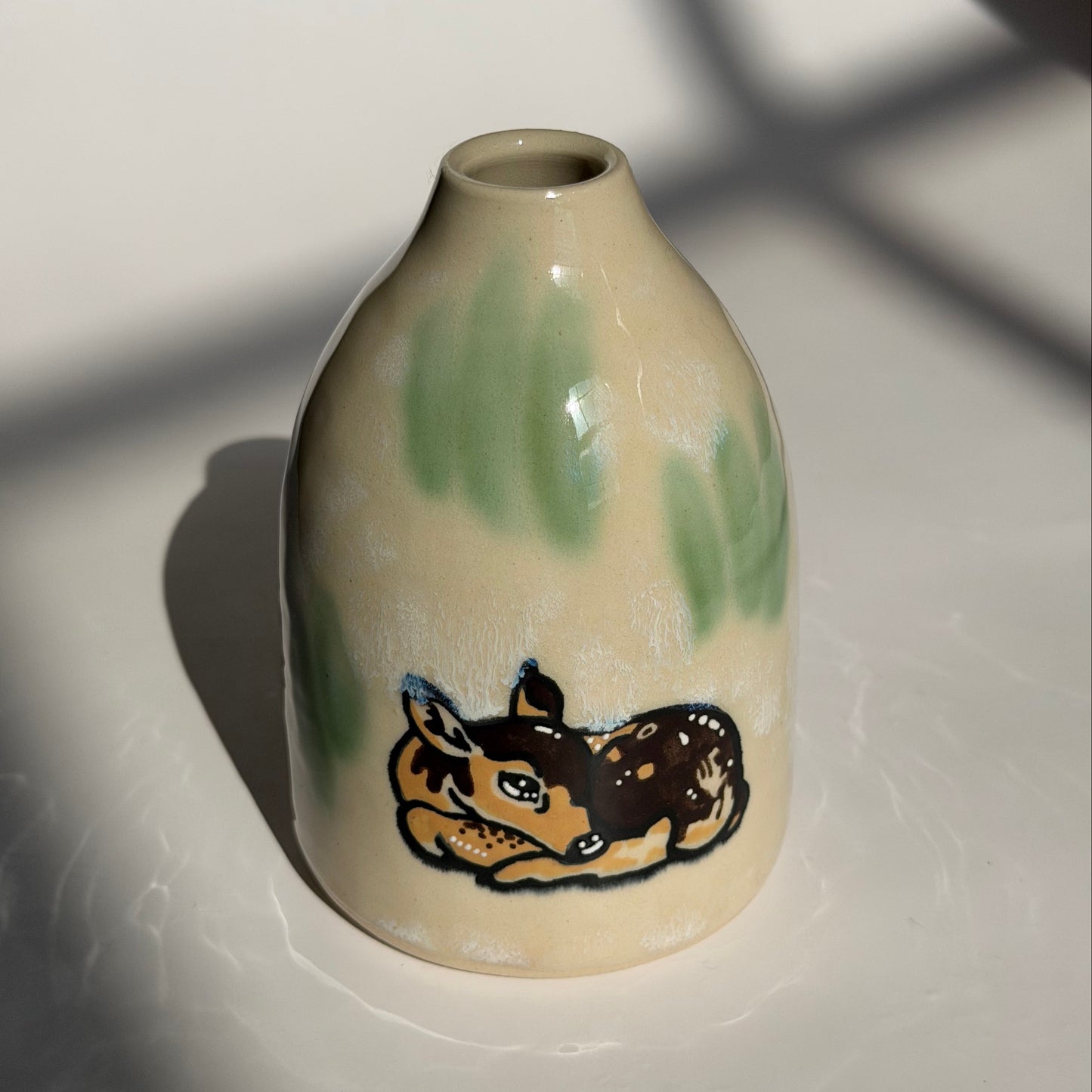 sleeping fawn vase no.1