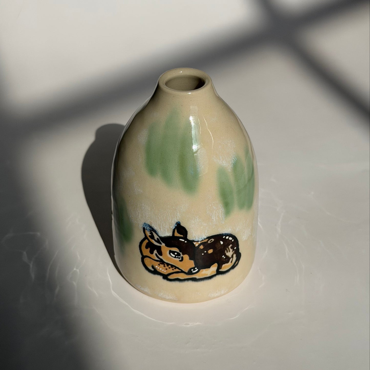 sleeping fawn vase no.1
