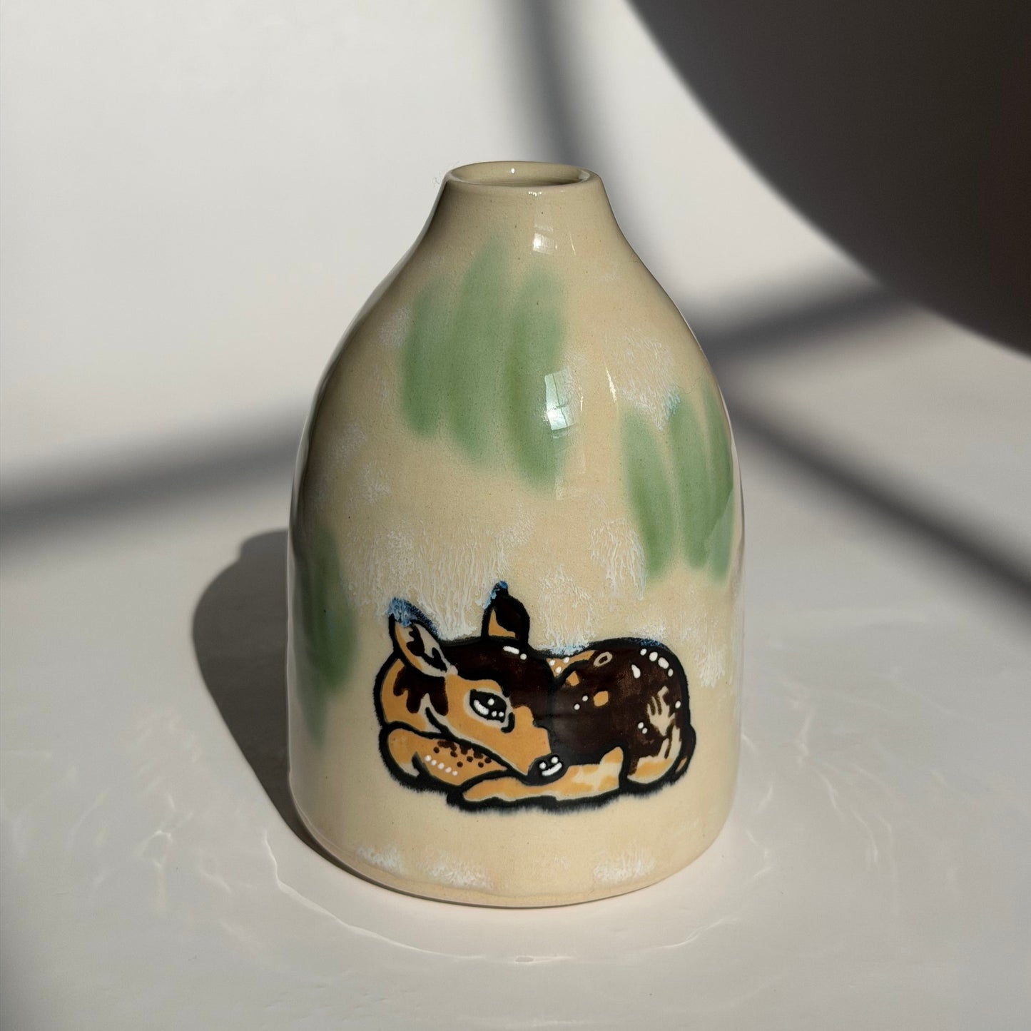 sleeping fawn vase no.1