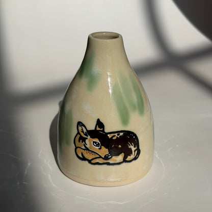 sleeping fawn vase no.1
