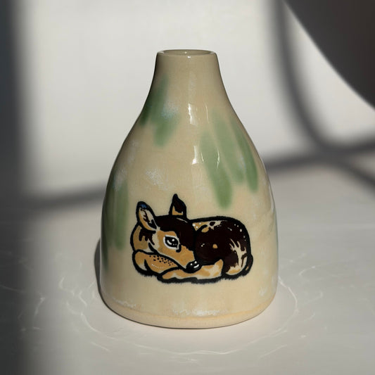 sleeping fawn vase no.1