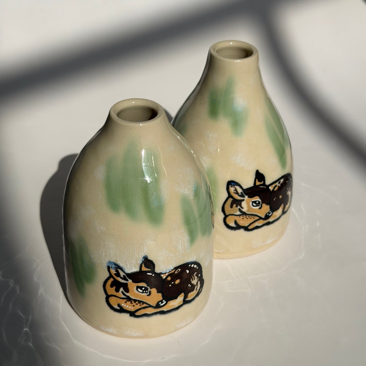 sleeping fawn vase no.1