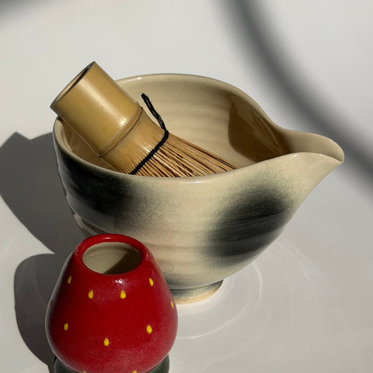 polka dot matcha bowl ver.1