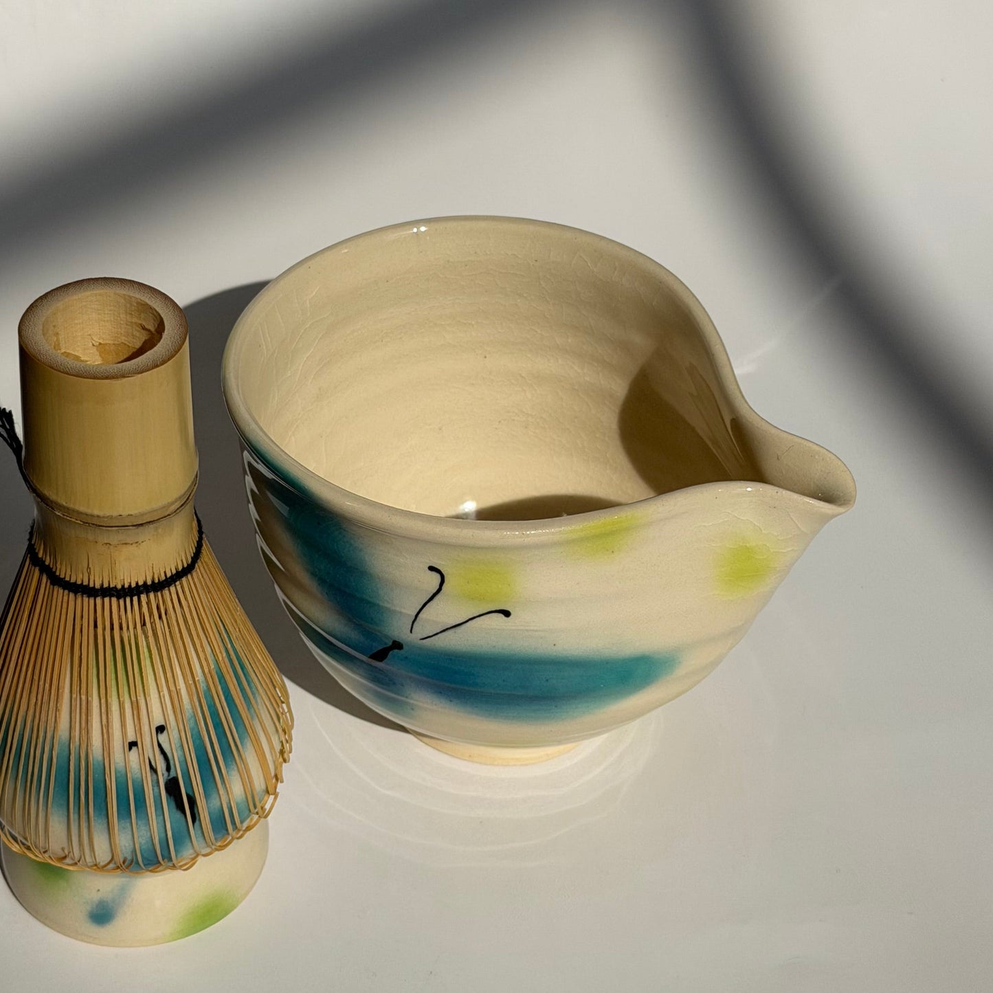 whimsical butterfly matcha bowl *NOTE*