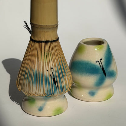 whimsical butterfly whisk stand