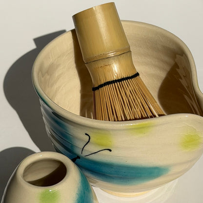 whimsical butterfly matcha bowl *NOTE*