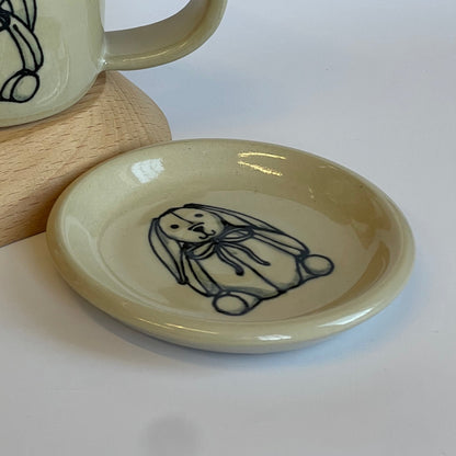 bunny trinket dish