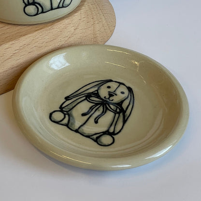 bunny trinket dish