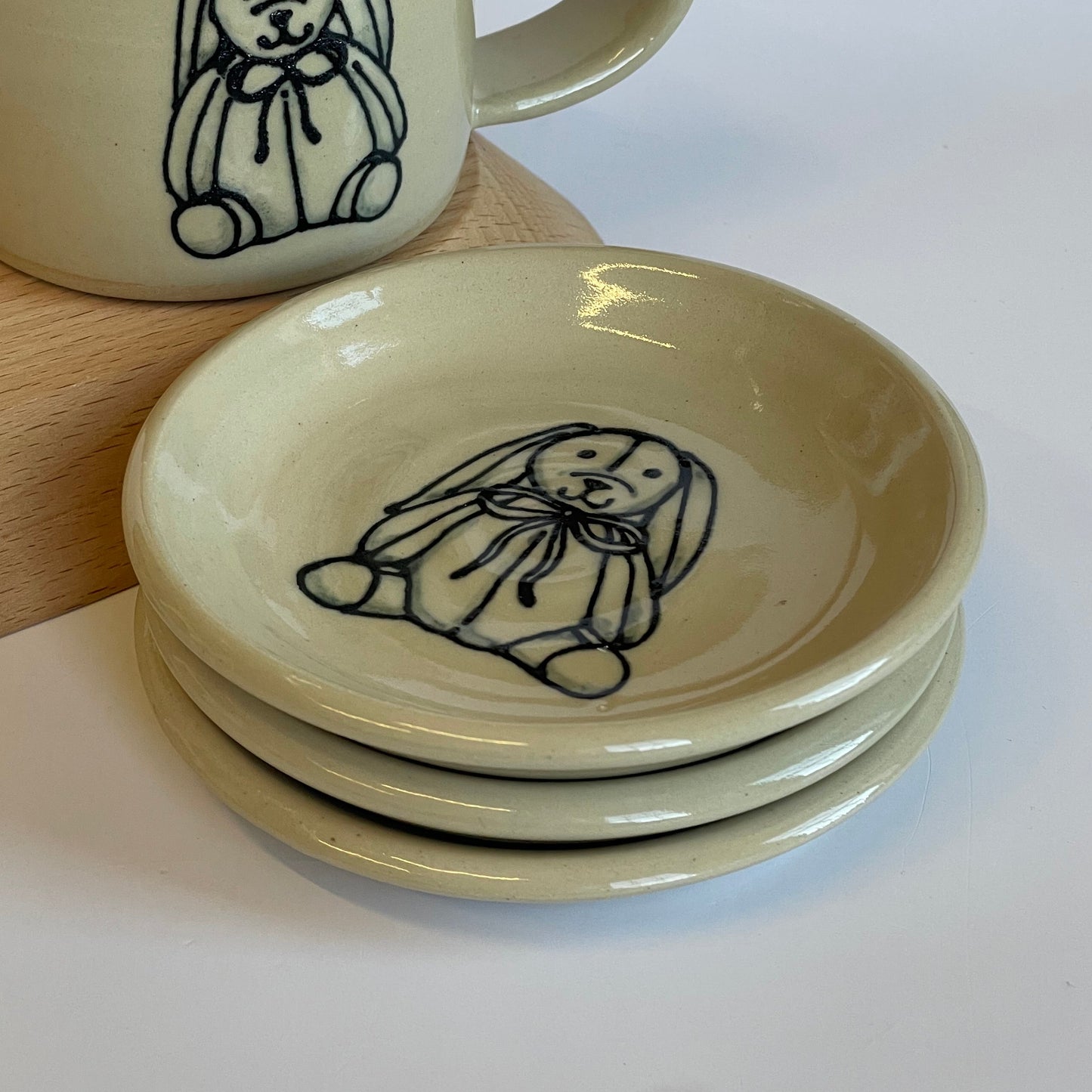 bunny trinket dish