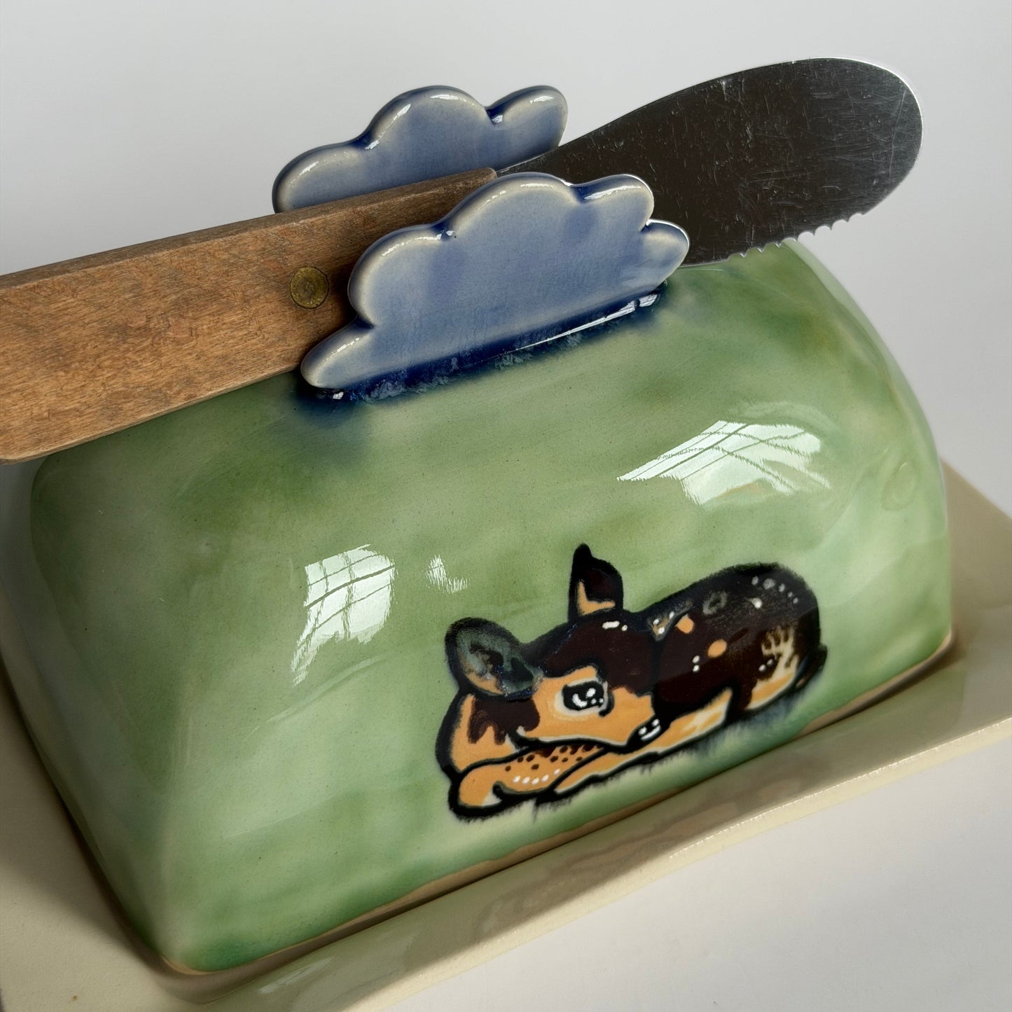 sleeping fawn butter dish ver.1 *NOTE*