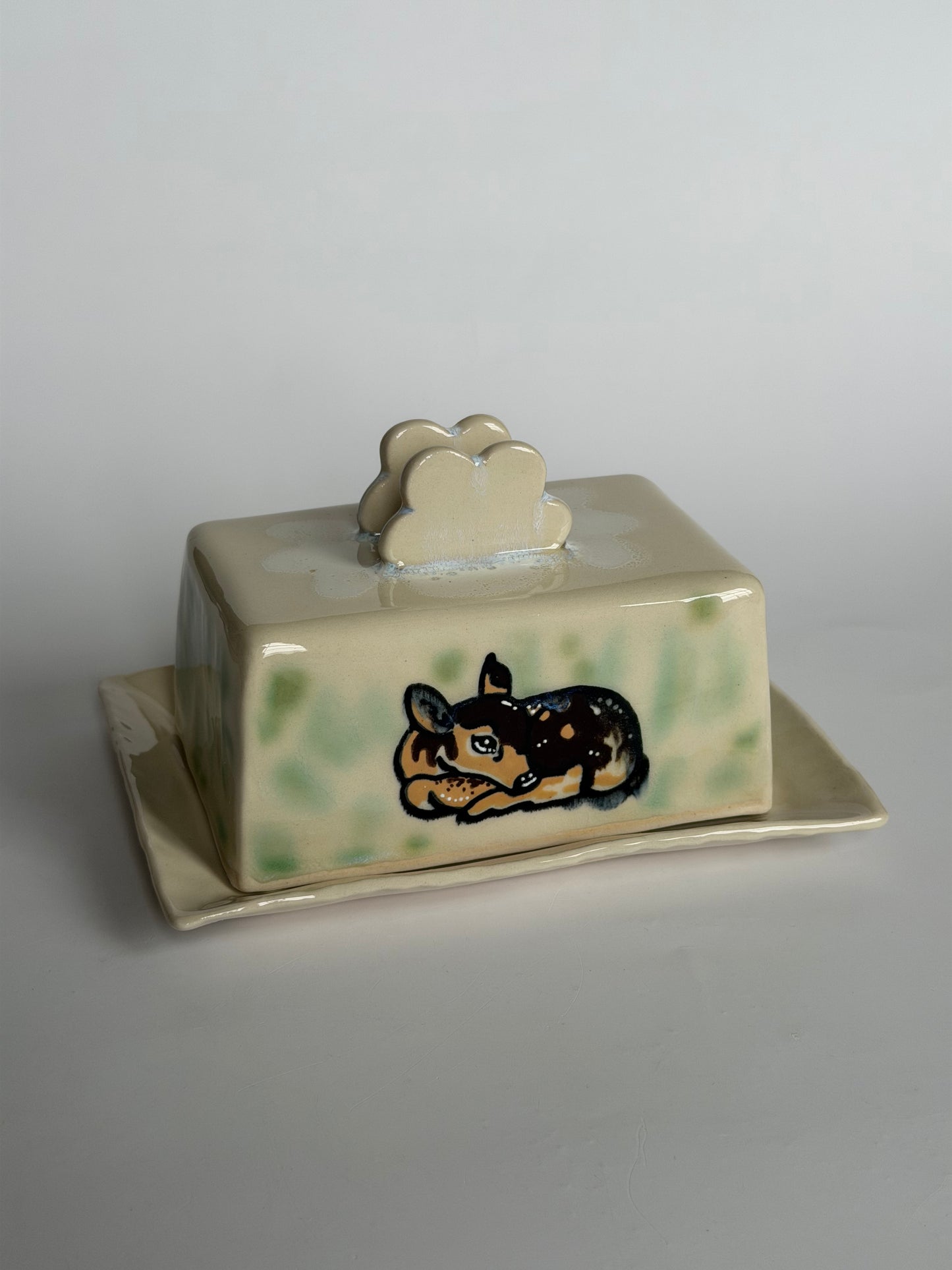 sleeping fawn butter dish ver.2 *NOTE*
