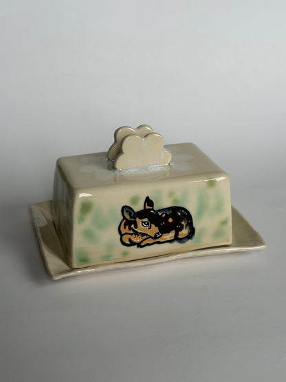 sleeping fawn butter dish ver.2 *NOTE*