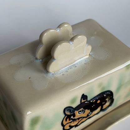 sleeping fawn butter dish ver.2 *NOTE*
