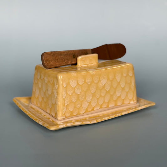lemon drop butter dish *NOTE*
